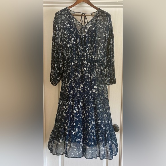 Free People Dress (XS) navy blue - Picture 8 of 11